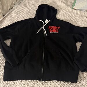 Black ‘Funny Girl’ Broadway Hoodie with Lea Michele